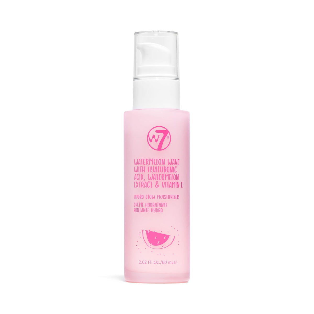 W7 Watermelon Wave Hydro-Glow Moisturizer - Hydrating Face Cream With Watermelon Juice 2.02Oz