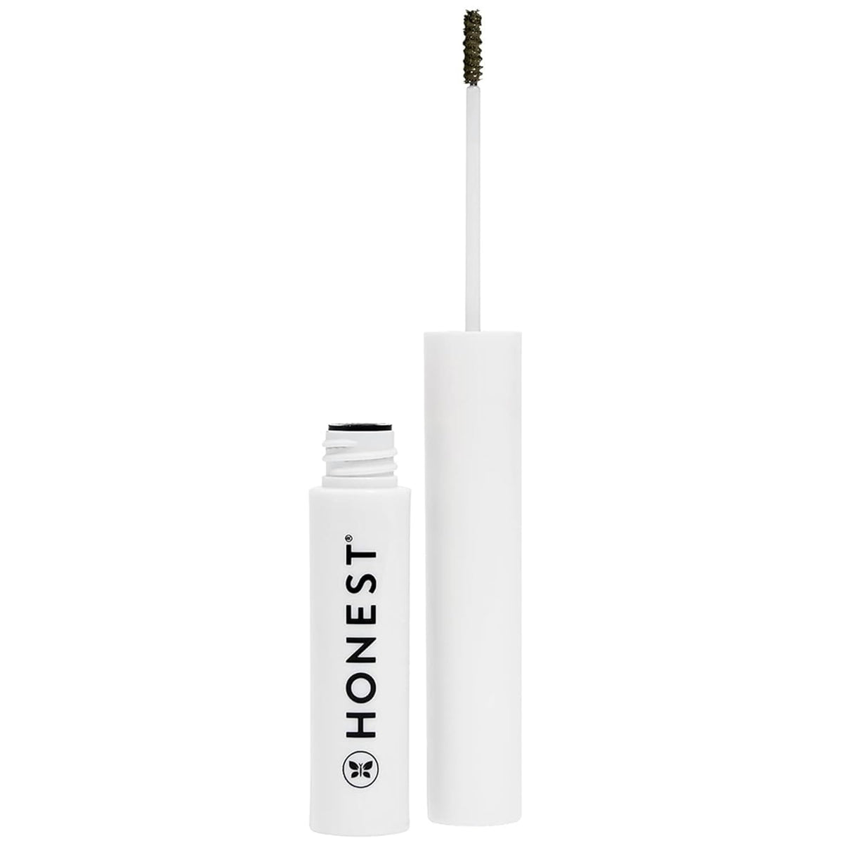 Honest Beauty Brow Gel - Fuller Looking Brows, Strengthens & Adds Volume, Soft Black, 0.05 Fl Oz