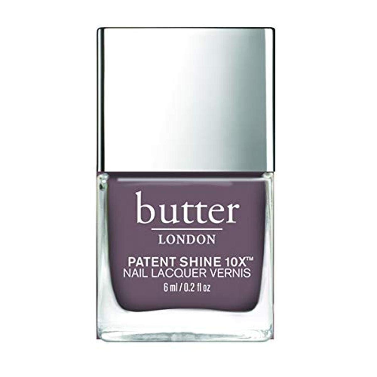 Butter London Patent Shine 10X Nail Lacquer - Mink Grey, 0.2 Fl Oz, Warm Grey Crème