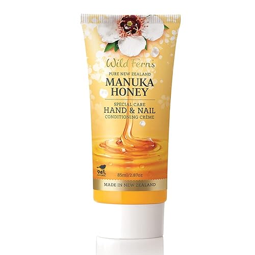 Wild Ferns Manuka Honey Hand & Nail Conditioning Crème, 94% Natural, 85Ml