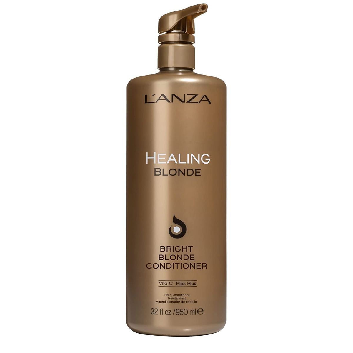 L’Anza Healing Blonde Conditioner For Natural & Decolorized Hair, 32 Fl Oz, Sulfate-Free