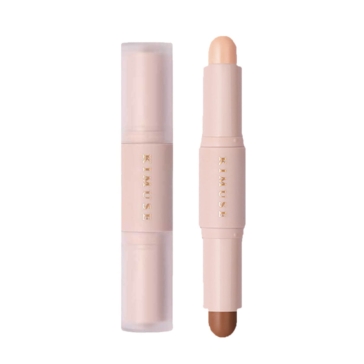 Cahiuyoa Cream Contour Stick - Deep Velvet Texture Bronzer Highlighter For Women, 0.04 Ounce