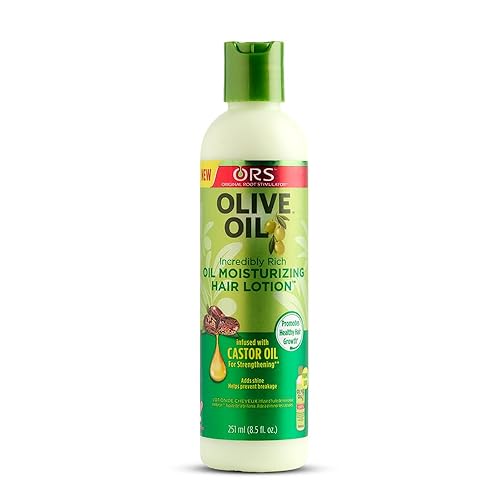 Ors Olive Oil Moisturizing Hair Lotion With Castor Oil, 8.5 Fl Oz - Strengthens Hair