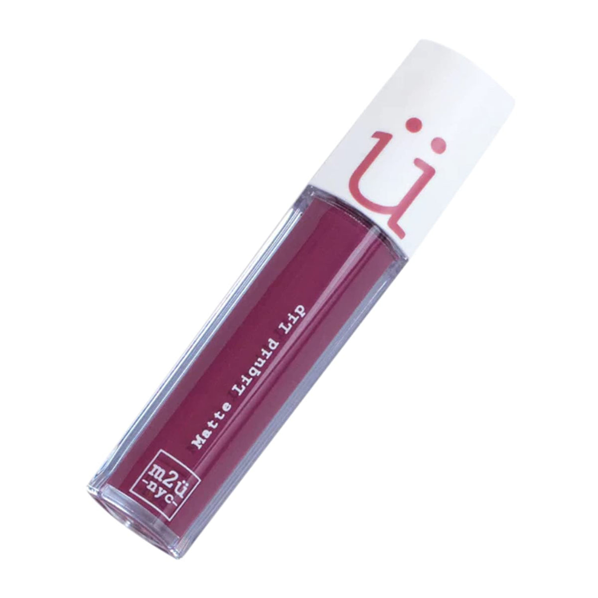 M2U Nyc Matte Liquid Lipstick - Long Lasting High Impact Color, Red Purple-Plum, 0.21 Fl Oz