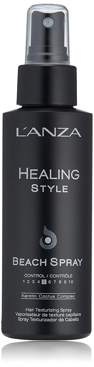 L’Anza Healing Style Beach Spray, Medium Hold, Frizz Control, Uv & Heat Protection, 3.4 Fl Oz