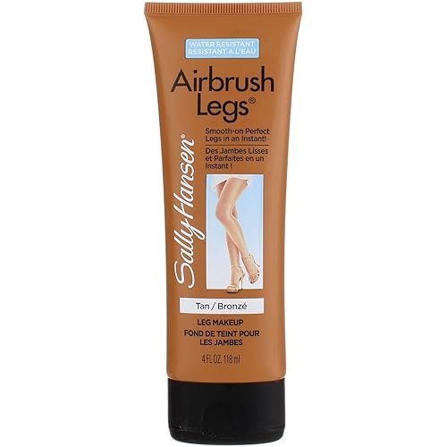 Sally Hansen Airbrush Legs Leg Makeup, Tan/Bronze, 4 Oz - Pack Of 3, Flawless Finish