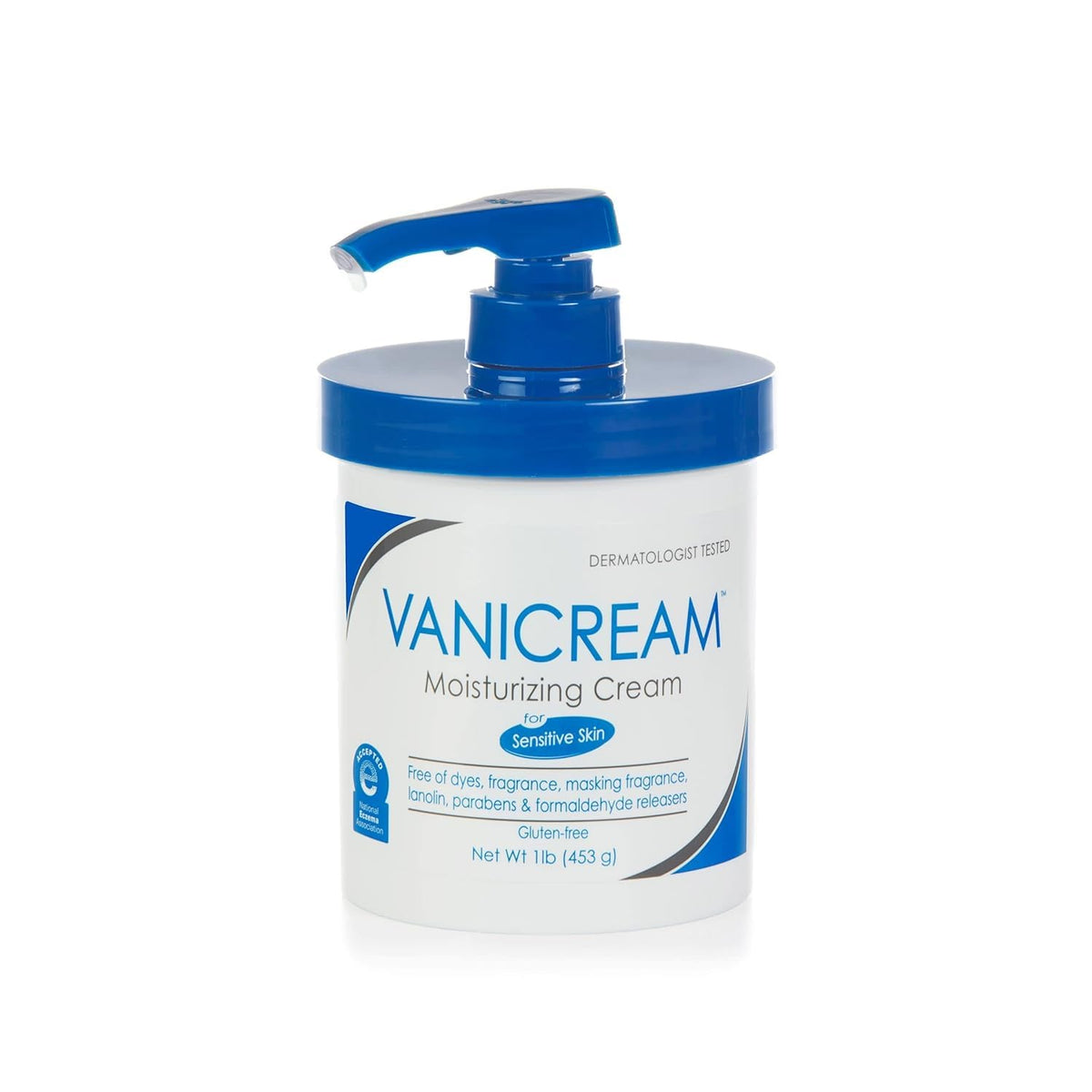 Vanicream Moisturizing Skin Cream With Pump - 16 Oz, Irritant-Free For Sensitive Skin