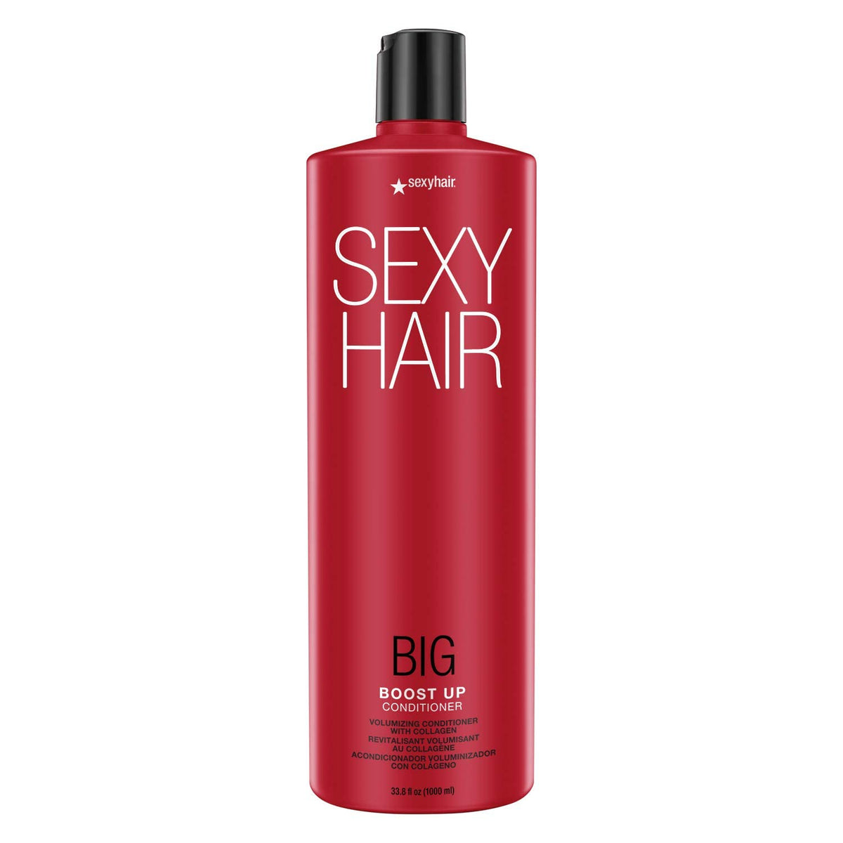 Sexyhair Big Boost Up Volumizing Conditioner, 33.8 Oz, Sulfate Free, 20% More Volume