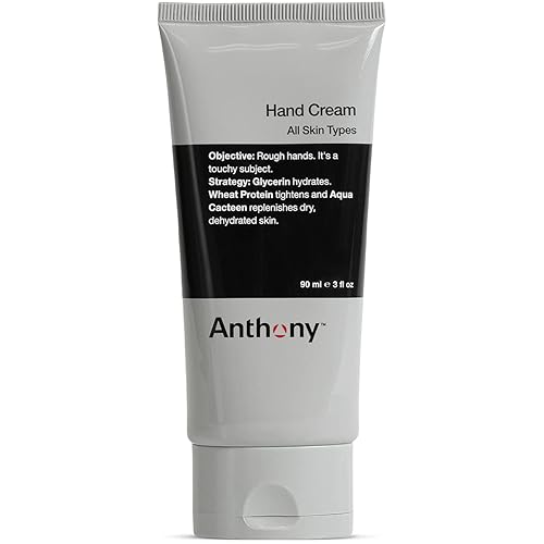 Anthony Hand Cream With Ahas & Coconut Oil - Heals, Hydrates, Soothes Dry Hands, 3 Fl Oz