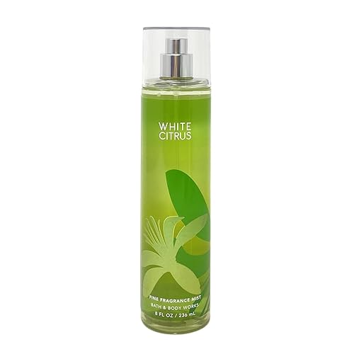 Bath & Body Works Fine Fragrance Body Spray Mist, White Citrus, 8 Fl Oz, Long-Lasting Scent