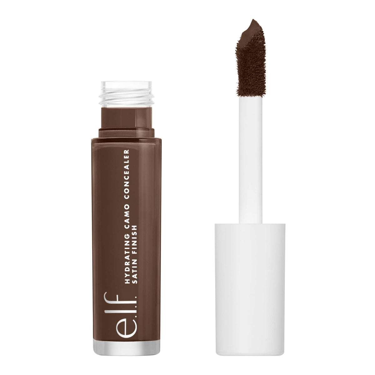 E.L.F. Hydrating Camo Concealer - Full Coverage, Satin Finish, Vegan, Rich Walnut, 0.203 Fl Oz