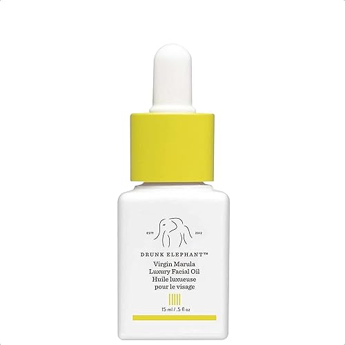 Drunk Elephant Virgin Marula Oil - Vegan Anti-Aging Facial Moisturizer, 0.5 Fl Oz