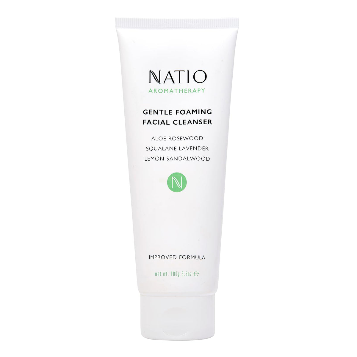 Natio Australia Aromatherapy Gentle Foaming Facial Cleanser  35 ounce  Face Cleanser with Aloe Vera  Face Wash for Moisture B