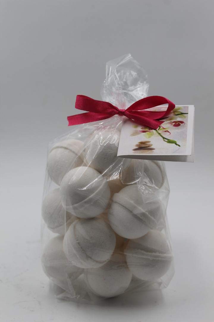 Spa Pure Vanilla Bath Bombs - 14 Ultra Moisturizing Fizzies With Shea, Mango & Cocoa Butter