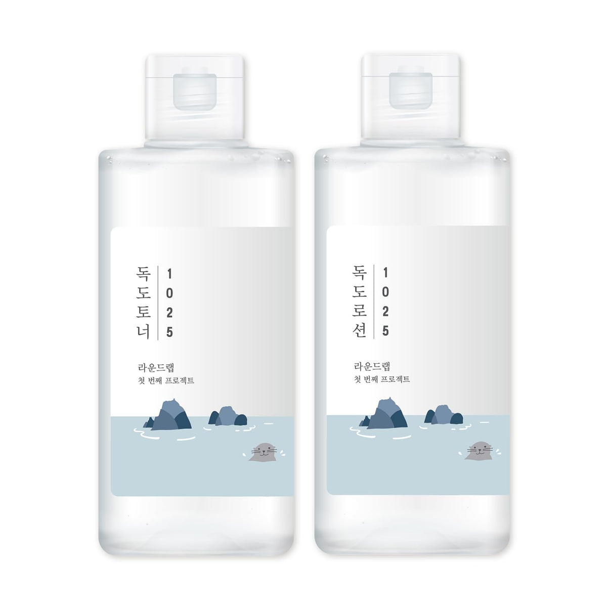 Round Lab Dokdo Toner & Lotion Set | Hydrating, Exfoliating, 6.76Fl.Oz, Gentle For All