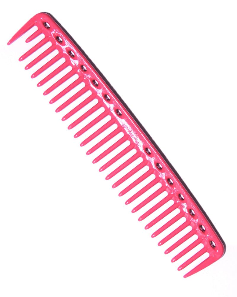 Y.S. Park Wide Comb - Pink, 202 mm, Premium Hair Tool, 1 Piece