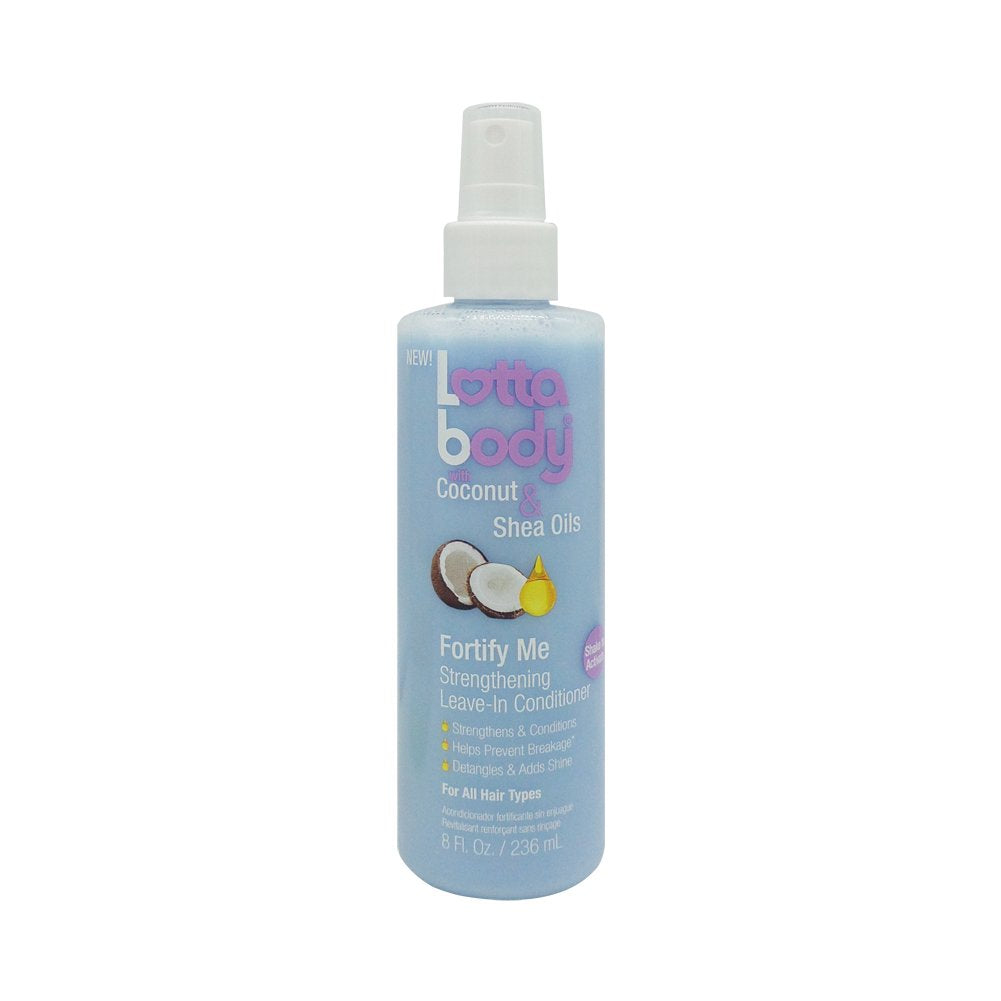 Creme Of Nature Lottabody Fortify Me Leave-In Conditioner, Strengthens & Conditions, 8 Fl Oz