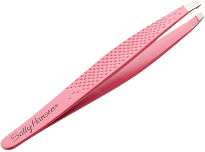 Sally Hansen Slant Tip Tweezer, Stainless Steel, Rose, 1 Count - Pack Of 3