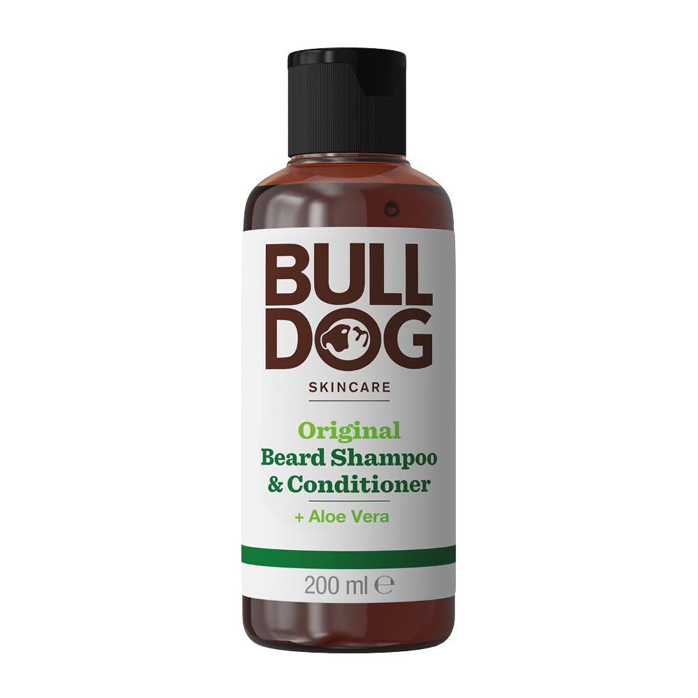 Bulldog Beard Shampoo & Conditioner For Men, Moisturizer For Softer Beards, 200Ml