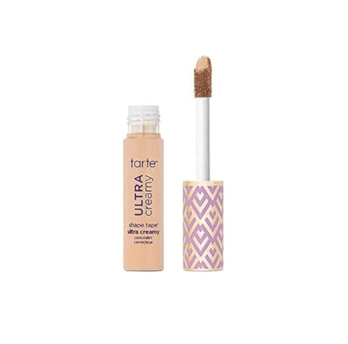 Tarte Shape Tape Ultra Creamy Concealer, Light Medium Honey, 0.33 Fl Oz - Flawless Finish