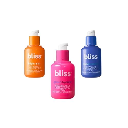 Bliss Vitamin C Face Serum With Hyaluronic Acid & Peptides - Brightening, Anti-Aging, Hydrating