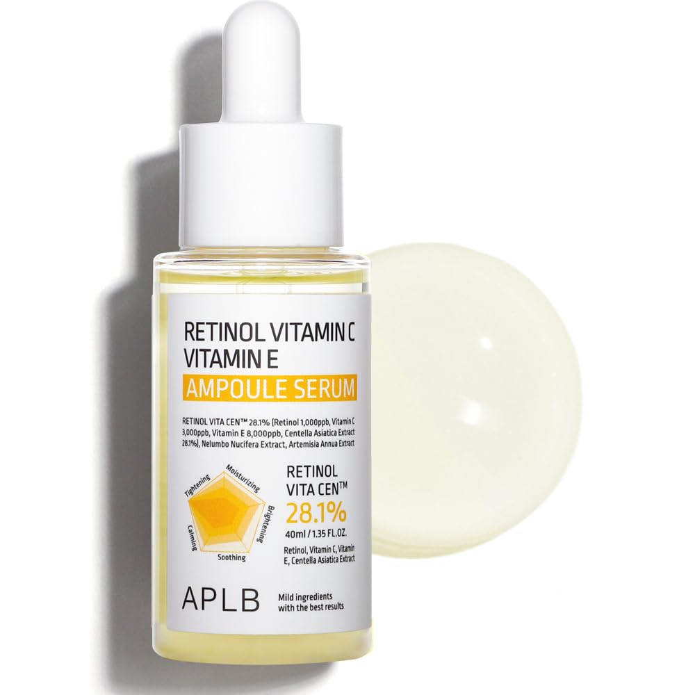 Aplb Retinol Vitamin C E Serum - 28.1% Amplified Skin Revitalization, 1.35 Fl Oz