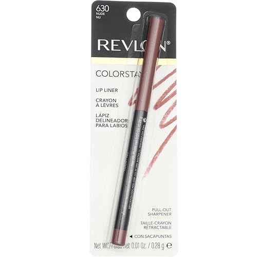 Revlon Colorstay Lip Liner, Softflex, Nude 630 - 5 Count Pack