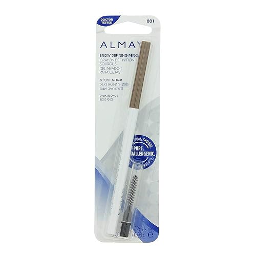 Almay Brow Defining Pencil, Dark Blonde 801 - Precision Eyebrow Makeup, 0.0028 Ounce