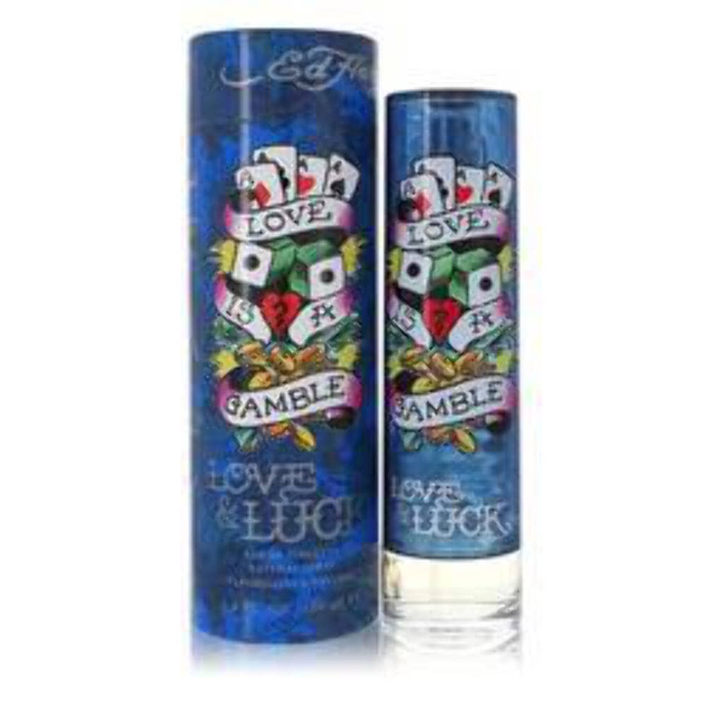 Love & Luck By Christian Audigier 3.4 Oz Eau De Toilette Spray For Men - Blue