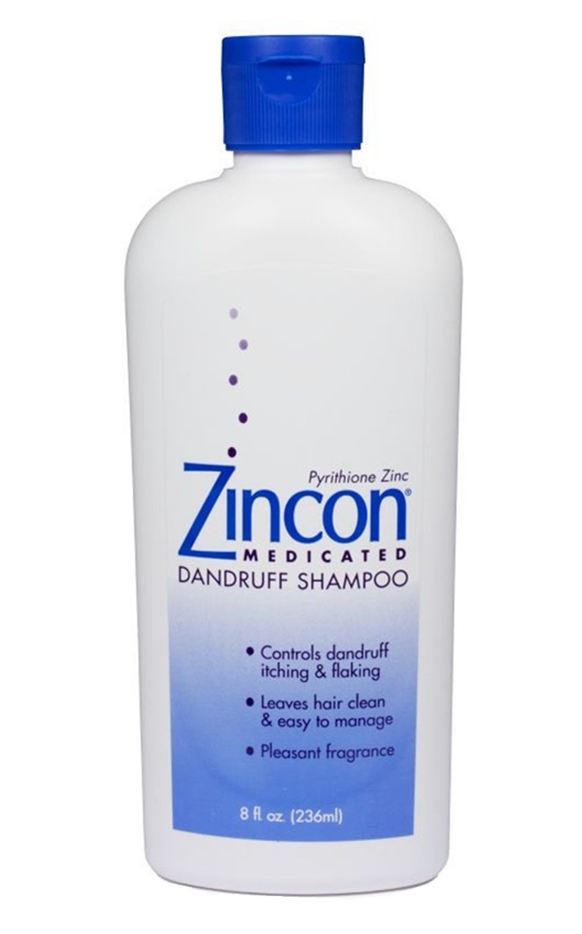 Zincon Medicated Dandruff Shampoo Set Of 4 - Effective Anti-Dandruff Treatment, 1 Count