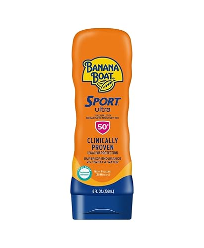 Banana Boat Spf 50 Sport Sunscreen, 8 Oz (6 Pack) - Water Resistant, Broad Spectrum Protection