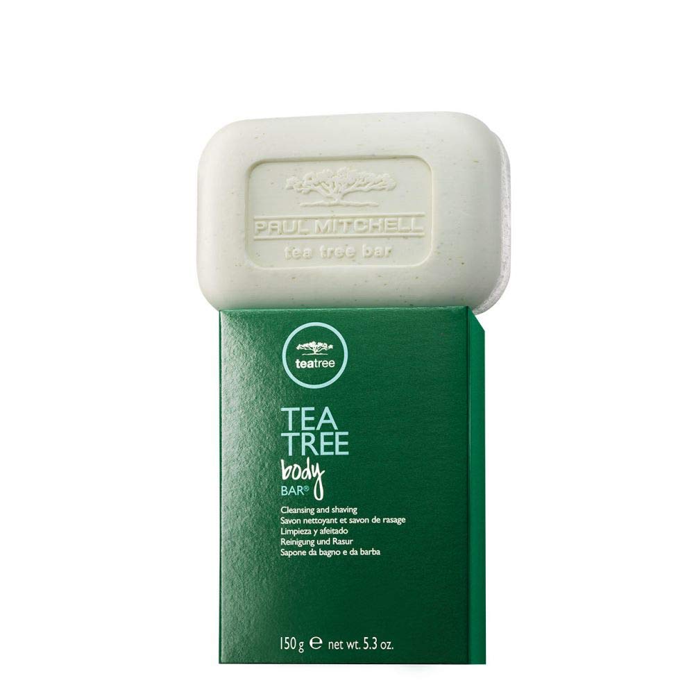 Tea Tree Body Bar Soap - Deep Cleansing & Exfoliating With Tea Tree & Parsley Flakes, 5.3 Oz