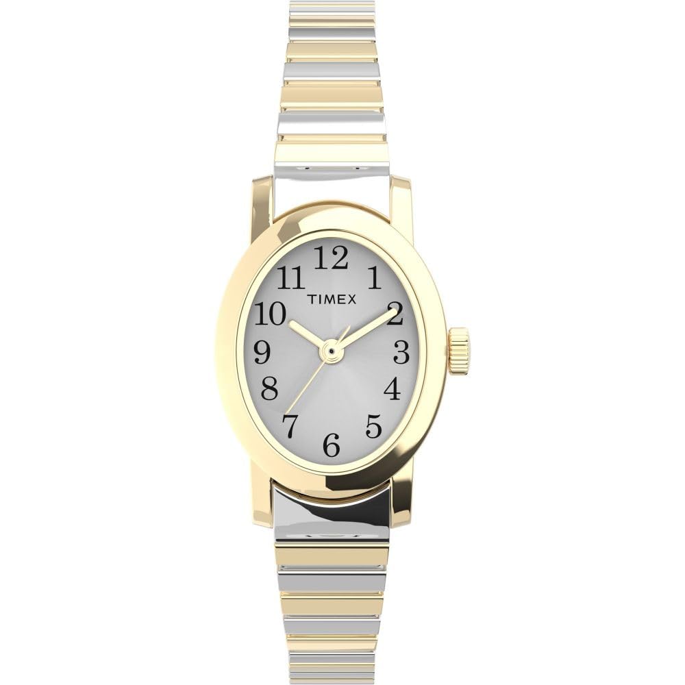 Timex Women'S Cavatina Two-Tone Stainless Steel Expansion Band Watch