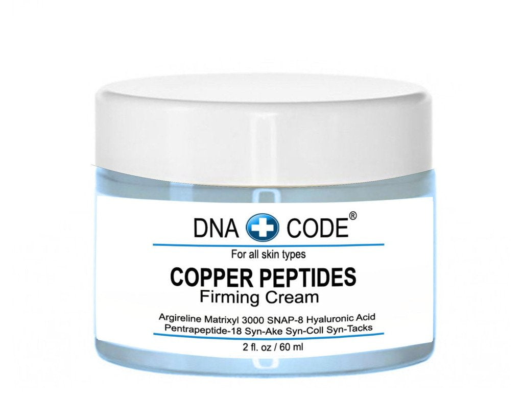 DNA CODE Skin Care Magic Firming Cream with Copper Peptides & Argireline, 2 Fl Oz