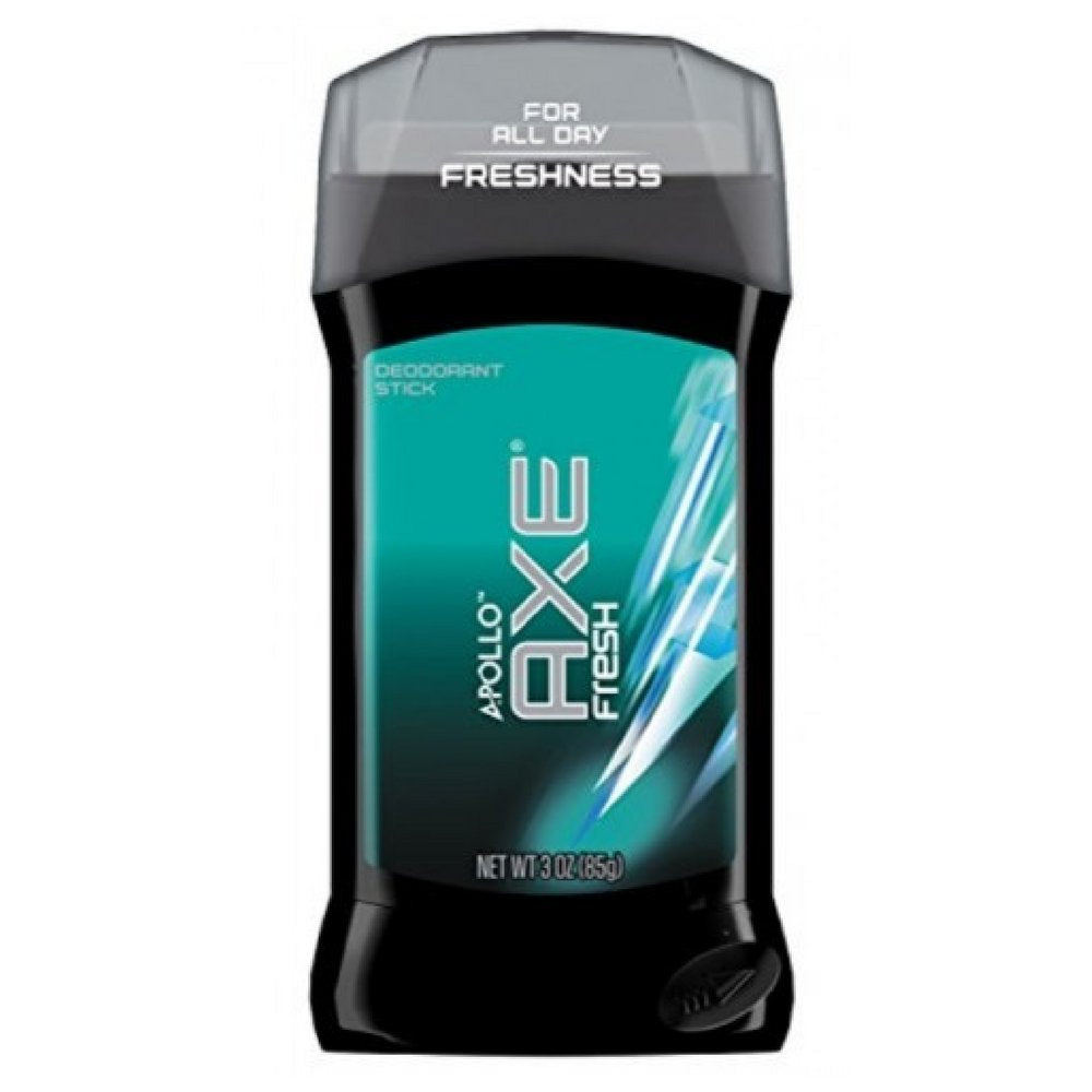 Axe Apollo Fresh Deodorant Stick, 3 Oz (Pack Of 3) - Long-Lasting Men'S Fragrance