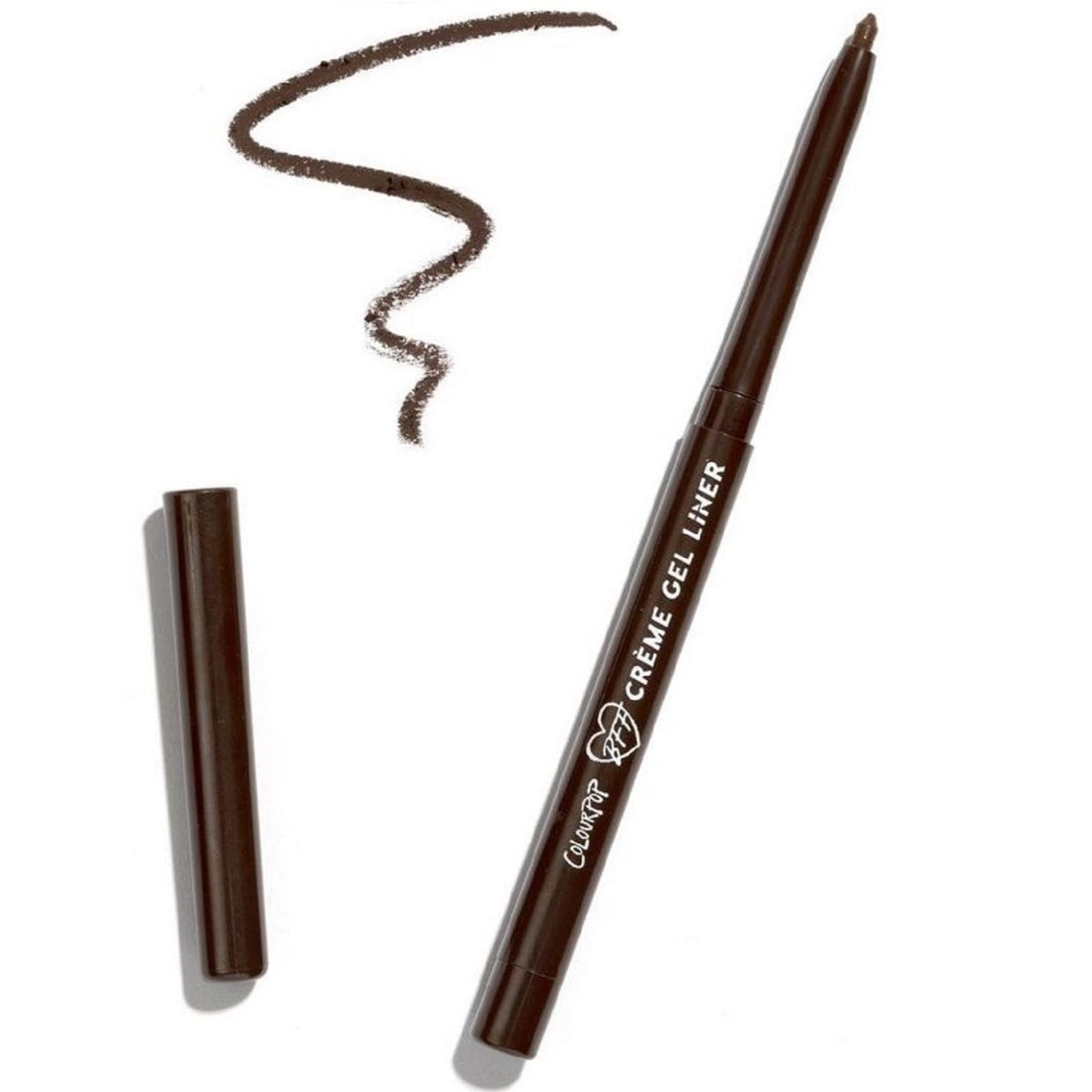 Colourpop Matte Creme Gel Eyeliner Retractable Pencil - Brew Haha Blackened Brown 0.2G