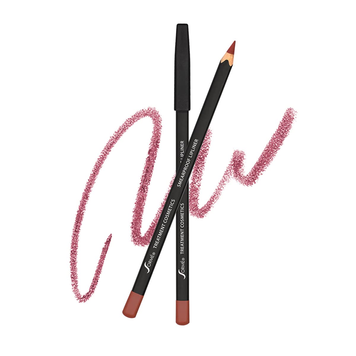 Sormé Burgundy Waterproof Lip Liner - Smearproof, Revitalizing With Vitamins C & E, 0.06 Oz