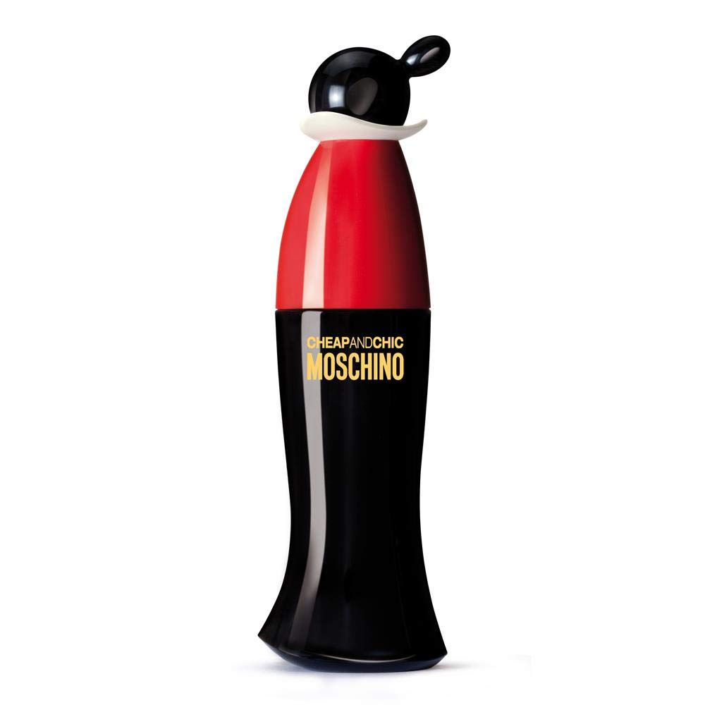 Moschino Cheap & Chic Eau De Toilette Spray For Women, 3.4 Fl Oz, Red & Black