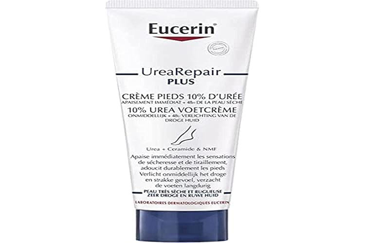 Eucerin Urearepair Plus Foot Cream 10% Urea, 100Ml - Deep Hydration For Dry Feet