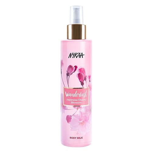 Nykaa Naturals Wanderlust Body Milk - Lightweight Vegan Body Lotion for Dry Skin, Japanese Cherry Blossom