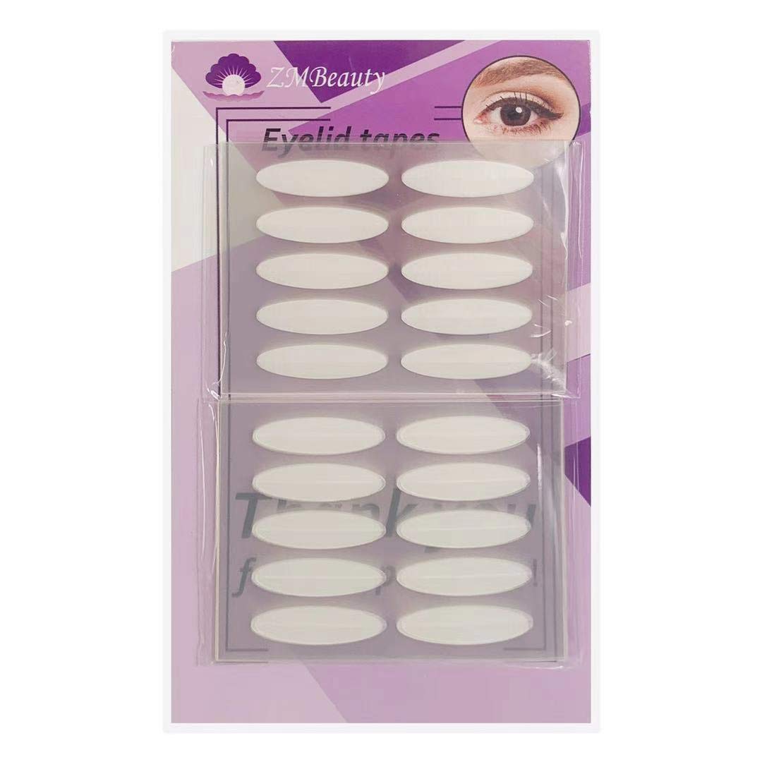 Zmbeautk Eyelid Tape Stickers - 200 Pairs Waterproof Self-Adhesive Instant Eye Lift For Hooded Eyes