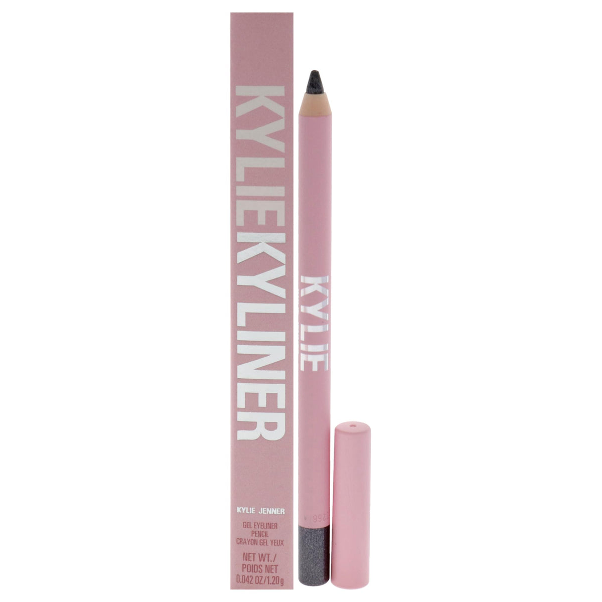 Kylie Cosmetics Gel Eyeliner Pencil - Shimmery Grey - 0.04 Oz - Long-Lasting Color For Women