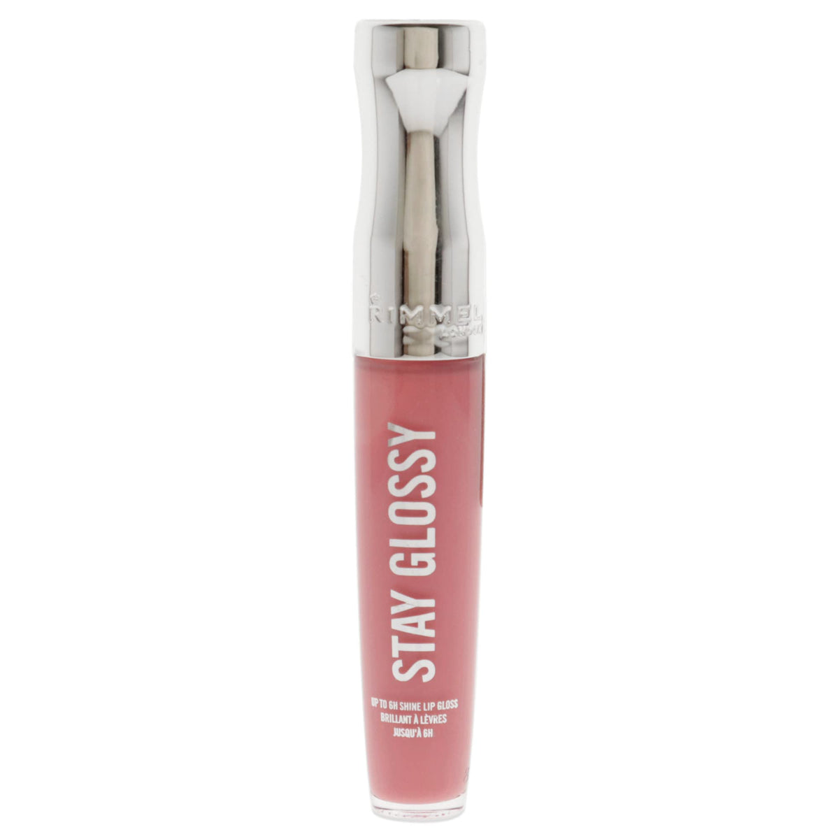 Rimmel Stay Glossy Lip Gloss, Non-Sticky Formula, Claridge'S Ruby, 0.18Oz