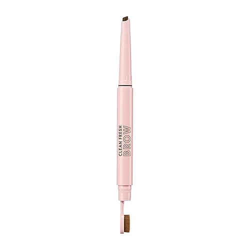 Covergirl Clean Fresh Brow Filler Pomade, Medium Brown, Ultra-Precise Tip, Vegan, 0.007