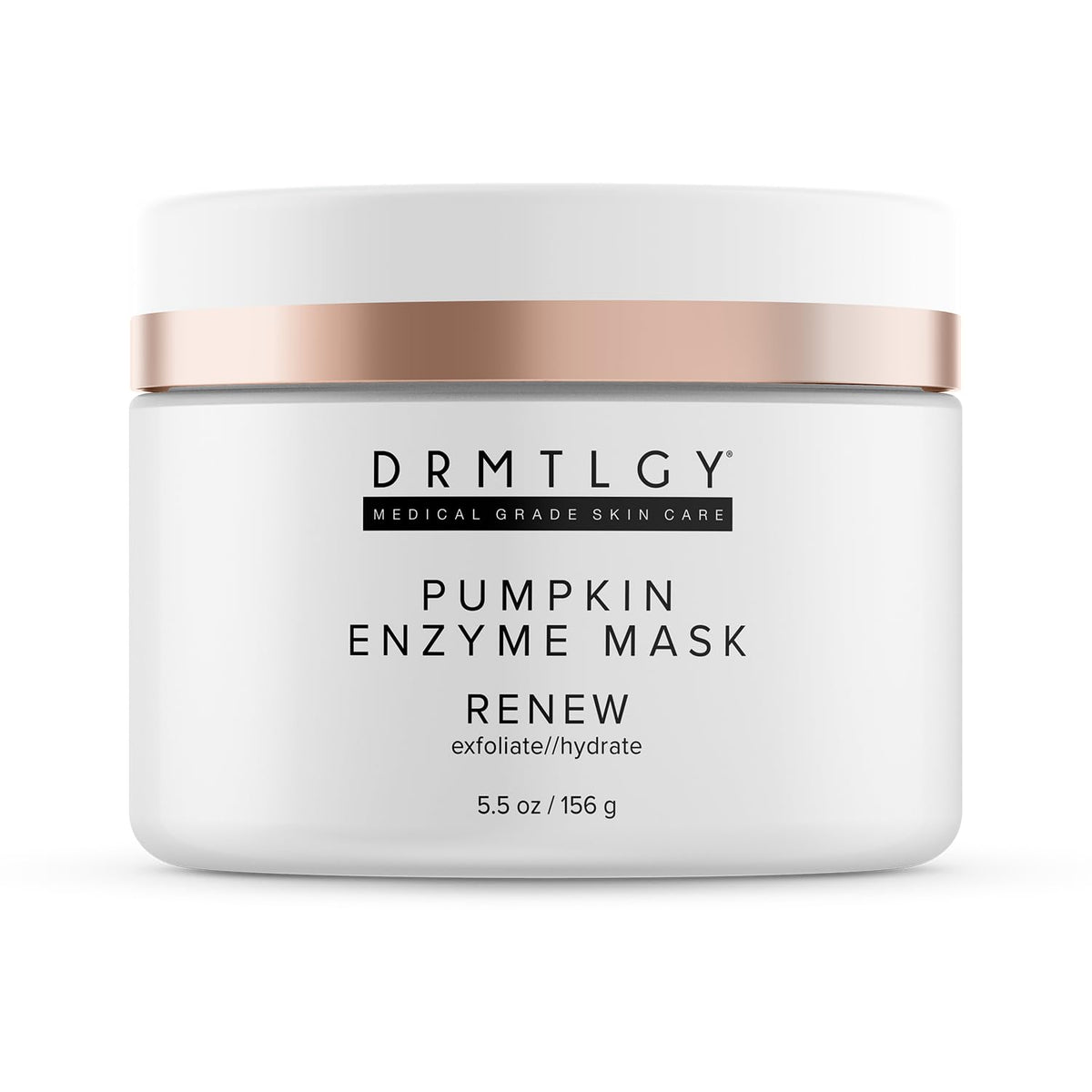 DRMTLGY Pumpkin Enzyme Face Mask - Exfoliating, 5.5 oz for Dull Skin, Fine Lines & Une