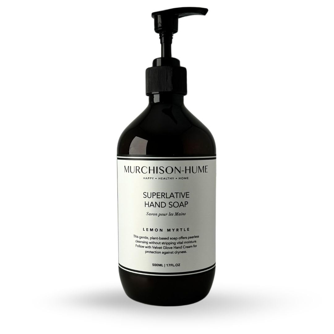 Murchison-Hume Vegan Hand Soap - Moisturizing, Sls & Paraben-Free, 17Oz Lemon Myrtle