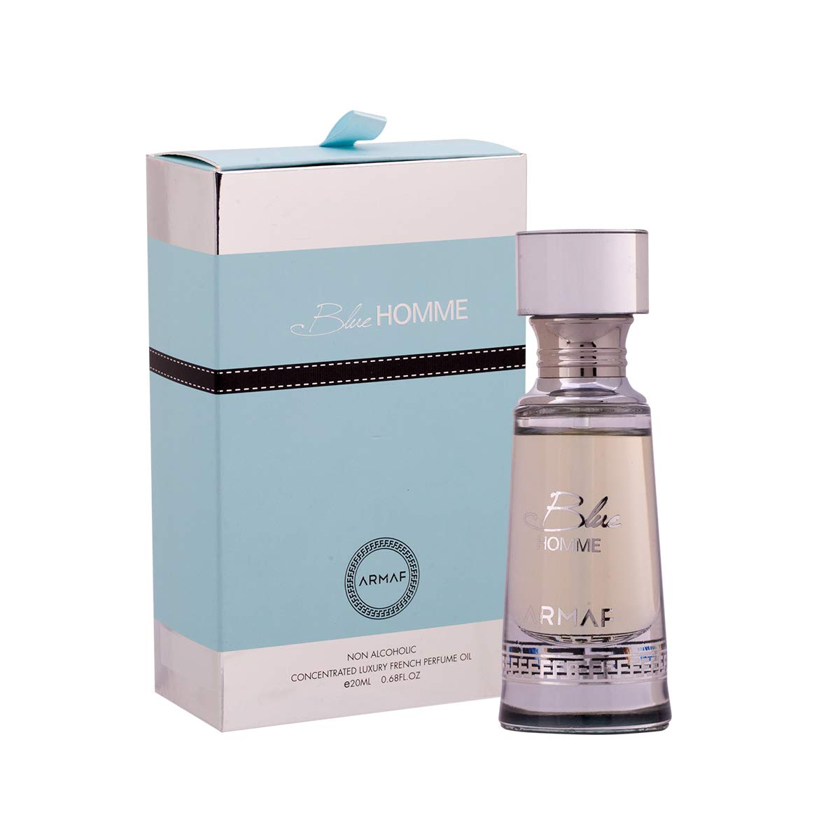 ARMAF Blue Homme Luxury Perfume Oil 20ml - Premium French Fragrance for Men, Long-lasting Scent, Ideal Gift