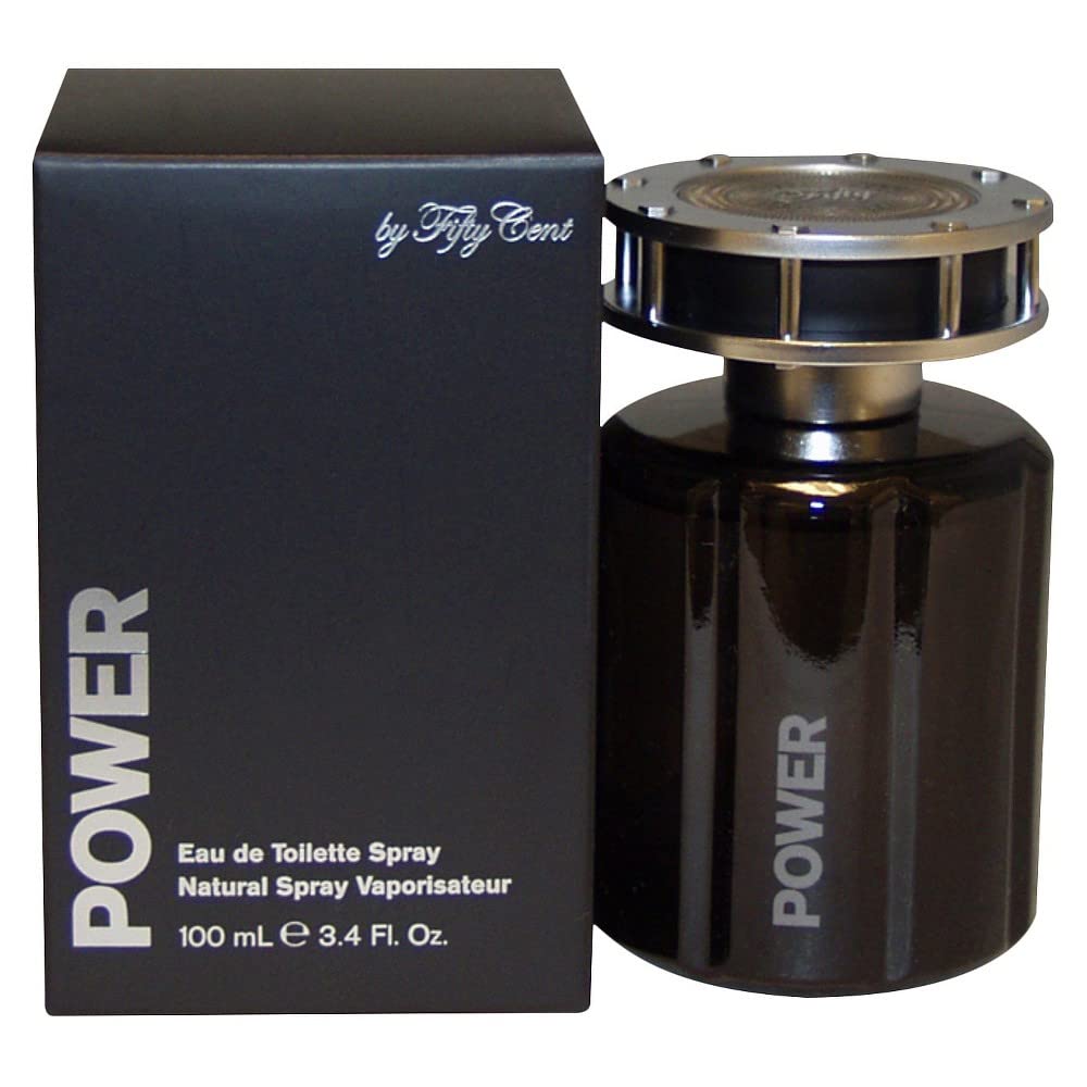 50 Cent Power Eau De Toilette Spray 3.4 Oz - Men'S Fragrance, White Packaging