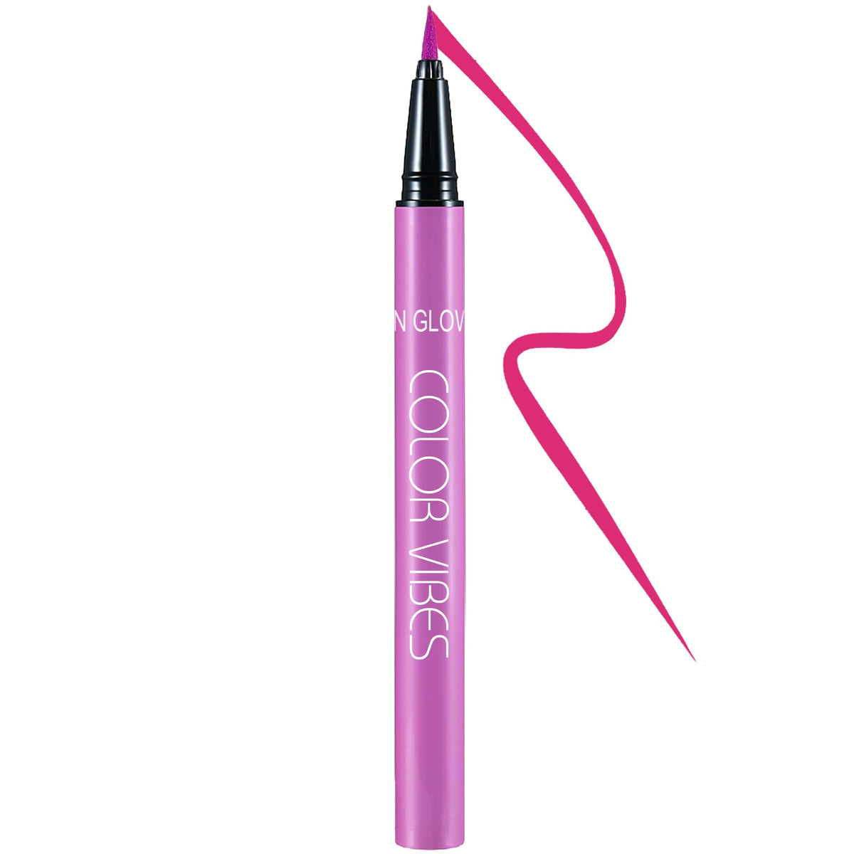 Delisoul Neon Fuchsia Waterproof Eyeliner Pen - 8 Shades, Smudge-Proof, Matte Finish