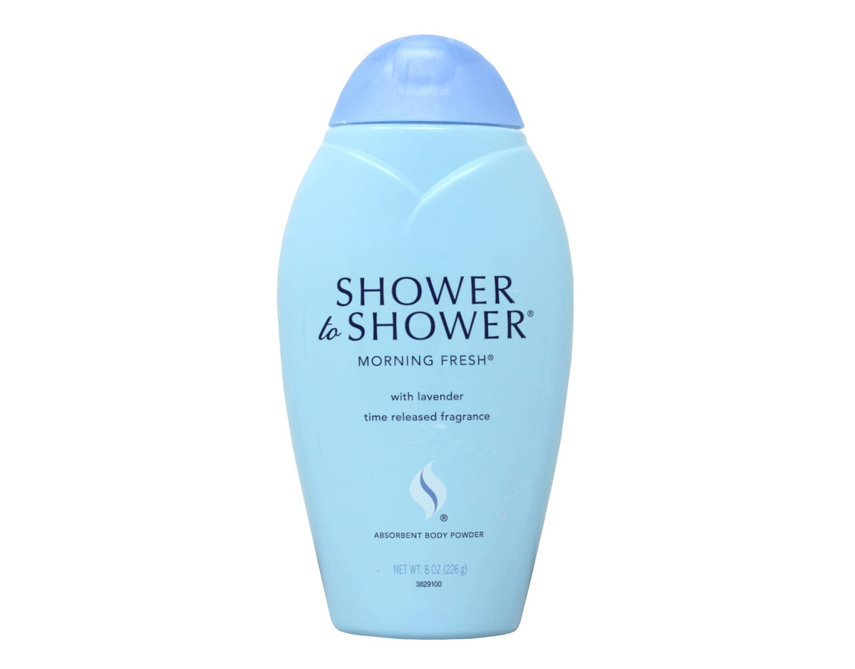 Bausch & Lomb Shower To Shower Fresh Powder, 9.6 Oz - Clear Body Powder For Freshness